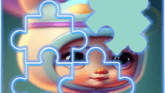Adorable baby Stitch Sliding Picture Challenge