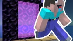 Noob Steve Parkour
