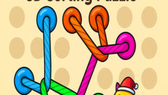 Hazel Tangle Rope 3D: Sorting Puzzle