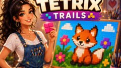 Pixel Tetrix Trails